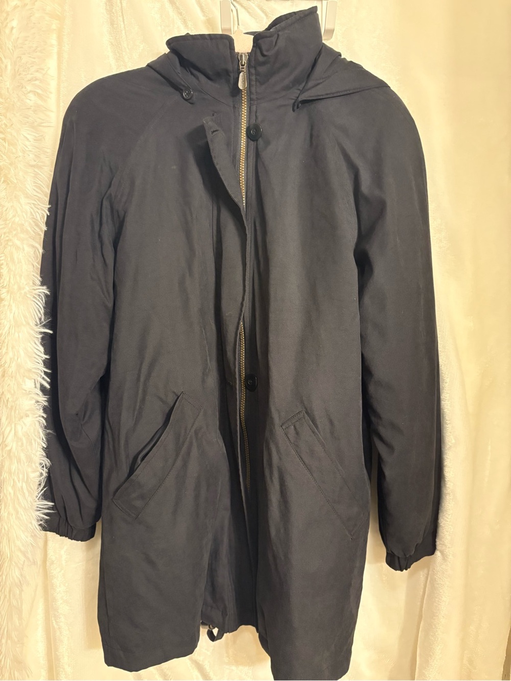 London Fog Black Hooded Women's Winter Jacket